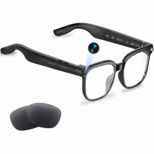 Smart Ai Glasses With Chat, Gpt, Camera, And Translation Functions (Transparent Lens + Sunglasses Lens) - Special Gift_Surprise Gift