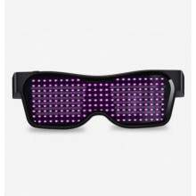 Bluetooth Led Glasses, App-Controlled, Usb Rechargeable, 1 Pair_Surprise Gift