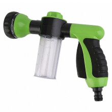 Pistolet à eau avec tuyau d'arrosage, nettoyeur haute pression pour voiture et jardin, lance à mousse - Cadeau surprise
