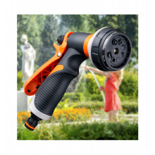 (Rot) Hochdruck-Wasserpistole, Autowaschschlauch, Gartensprenger – Überraschungsgeschenk