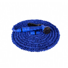 (Blau, 15 Meter) Teleskop-Wasserschlauch, geeignet für Autowäsche, Wasserpistole, Frostschutzschlauch, Gartensprenger – Überraschungsgeschenk