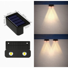 Solar Outdoor Wall Lamp Compatible Small Courtyard Decoration_Surprise Gift