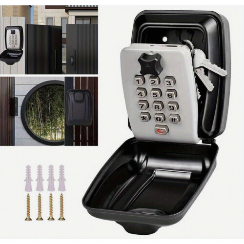 Wall-Mounted Key Safe With Push Button (1 Piece)_Surprise Gift 2