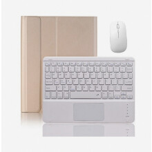 Keyboard Case Compatible With Ipad Air3 10.5 & Pro 10.5 With Wireless Mouse - Slim Protective Case With Keyboard And Touchpad_Surprise Gift