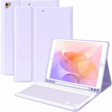 Keyboard Case Compatible Ipad 9Th/8Th/7Th Generation (2021/2020/2019), Detachable Keyboard, Compatible With Ipad 9/8/7_Surprise Gift
