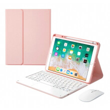 Premium Case With Touchscreen Keyboard And Mouse, Compatible With Ipad 10.2 9Th Generation - Versatile Protection And Improved Productivity_Surprise