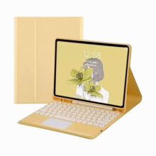 Round Touchscreen Keyboard Case Compatible Ipad 10.2 Inch (9Th Generation)_Surprise Gift