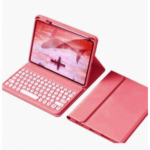 Ipad 10Th Generation Keyboard Case With Magnetic, Detachable, Pink_Surprise Gift