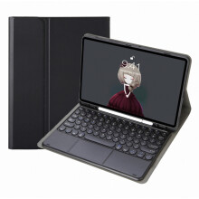 Keyboard Case Compatible With Samsung Galaxy Tab A9Plus 2023, Soft Case With Magnetically Detachable Keyboard, Dark Green With Touchpad_Surprise Gift