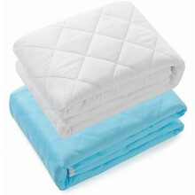 Washable, Waterproof Incontinence Pads 34"X52" (2 Pieces) – Highly Absorbent, Reusable, Non-Slip, Suitable Compatible All Mattresses_Surprise Gift