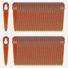 Kompatible Trimmerklingen, 100 Stück, langlebige Polycut 2-2 und 3-2 Rasentrimmerfäden, kompatibel mit Rasenpflege. – Überraschungsgeschenk