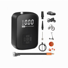 Tragbarer Mini-Luftkompressor – 150 PSI – 4000 mAh Akku – LCD-Bildschirm – Aluminium – Überraschungsgeschenk