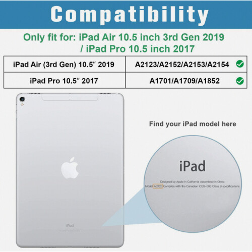 Λεπτή θήκη πληκτρολογίου συμβατή με iPad 3ης γενι 1