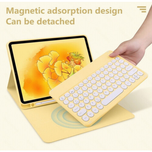 Retro Keyboard And Mouse Case Compatible Ipad 9.7 (6Th Generation)_Surprise Gift 2