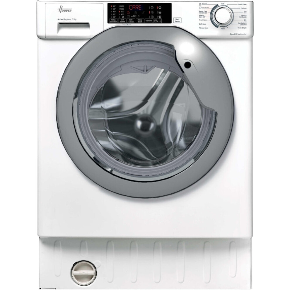 Hoover Integrated Washing Machine, 9Kg, 1400 Spin, A Rated, 31801227 White Hbws 494Dmsw5-80 - Image 4