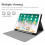 Φωτιζόμενη θήκη πληκτρολογίου Bluetooth Touchpad 2