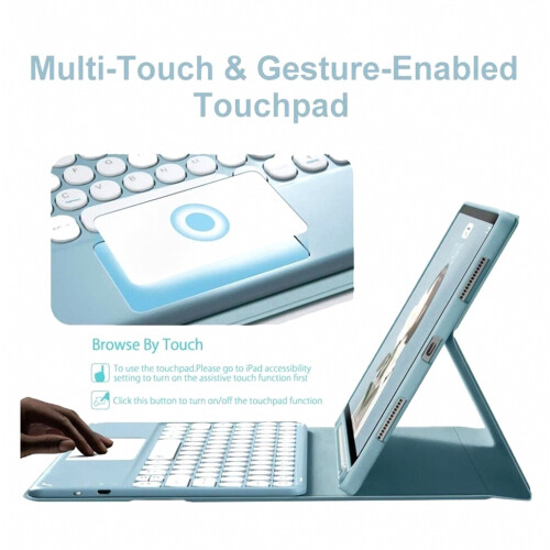 Πληκτρολόγιο Touchpad Συμβατό με iPad Air 5 και 4 2