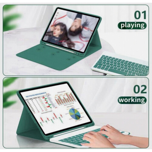 Λεπτή θήκη tablet σε χρώματα καραμέλας με αποσπώμ 2