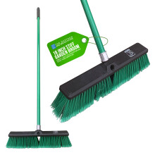 18" Heavy Duty Outdoor Yard Broom and Metal Handle