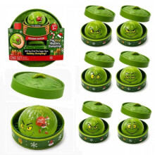(1) Simulated Bun Squishy Toy Christmas Gift Food-Shaped Stress Relief Slow Rebound Decompression Toy 8.5CM