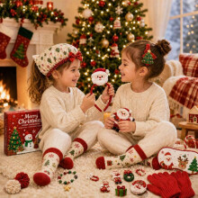 (1pcs) Christmas Gift Set for Girls 24 Days Advent Calendar DIY Blind Box Christmas Tree Ornaments Holiday Surprise Toys