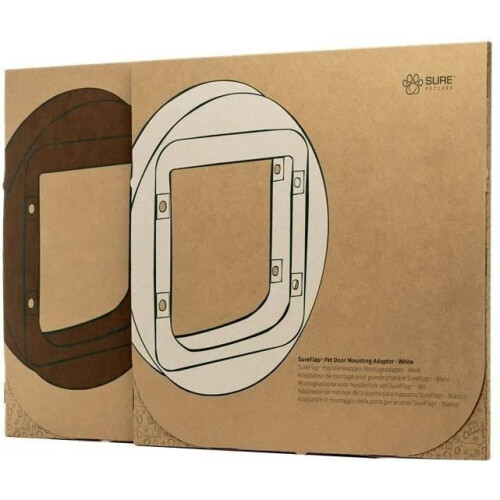 SUREFLAP Montageadapter großes Modell (weiß) 2