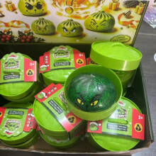 (Classic) Grinch Christmas Green Monster Bun Stress Relief Squishy Toy Gift Blind Box Creative Simulation Venting Toy