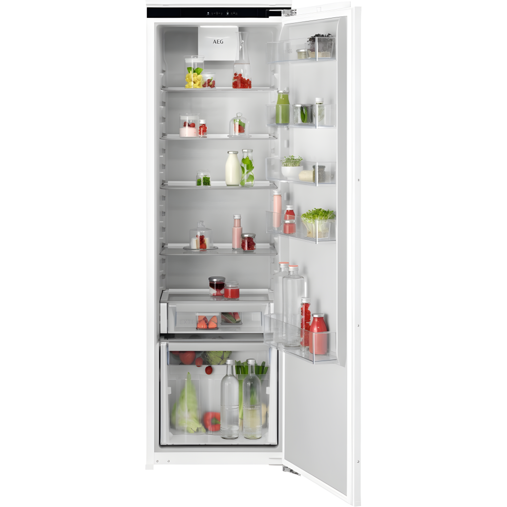 Aeg Nsk6d181ec - White Built-In Larder Fridge - 310L - E Energy Rating