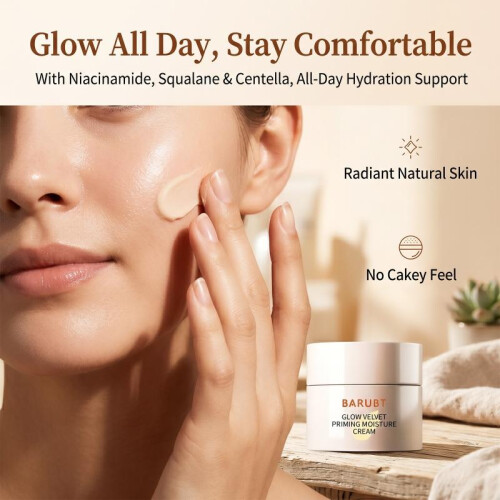 (Pink) Hydrating Primer Moisturizing Makeup Base Smooth Blur Pore Refreshing Long-Lasting 50g 1