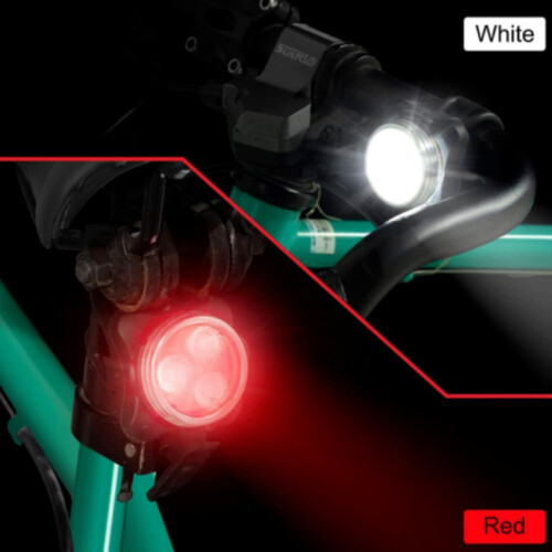 Σετ 4 επαναφορτιζόμενων φώτων ποδηλάτου USB με LED, μπροστινά και πίσω φώ 2