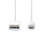 USB kabel | USB 2.0 | USB-A samec | USB Micro-B samec | 480 Mbps | Poniklovaný | 2,00 m | Kulatý | PVC | Bílá | Box 1