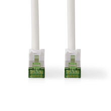 Síťový kabel CAT7 | S/FTP | RJ45 samec | RJ45 samec | 2,00 m | Bez háčků | Kulatý | LSZH | Bílá | Box