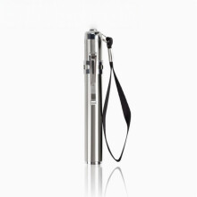 Linterna LED de acero inoxidable, linterna de bolsillo portátil de alto brillo para camping, emergencias y uso doméstico.