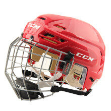 Senior Hockey Helmet Combo Black L Adjustable Fit 55-59cm Head Size