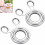 2 Pack Stainless Steel Egg Opener, Time-Saving Egg Shell Cutter for Raw and Boiled Eggs, Durable Kitchen Tool 1