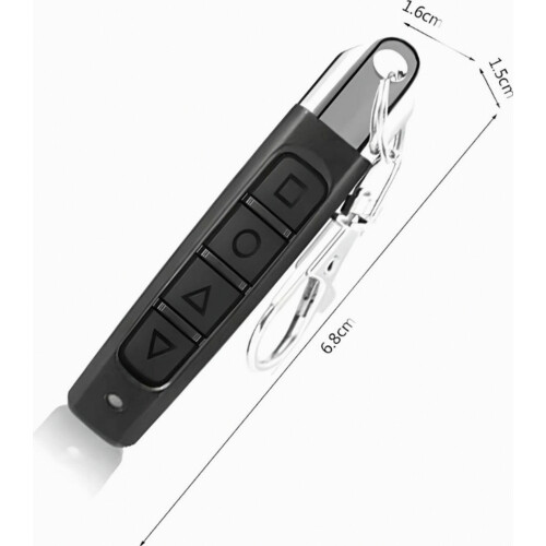 433.92 MHz Garage Door Remote Control with LED Indicator and Learning Button, Compact Replacement Remote 1