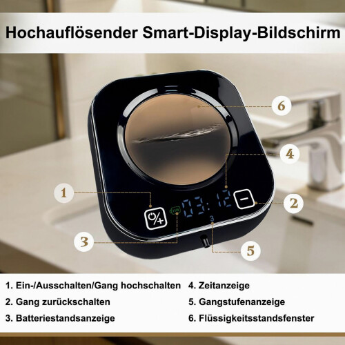 Automatic Wall-Mounted Soap Dispenser, 320ml Electric Sensor Foam Dispenser, No Touch, 5 Level Adjustable, for Bathroom, 1