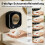 Automatic Wall-Mounted Soap Dispenser, 320ml Electric Sensor Foam Dispenser, No Touch, 5 Level Adjustable, for Bathroom, 3