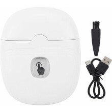 Automatische elektrische nagelknipper met veilige bediening, USB-oplaadfunctie, LED-verlichting en dubbele snelheid voor baby's, kinderen en