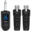 UHF Wireless Microphone Transmitter and Receiver, Rechargeable for Dynamic Microphones and Mixers, 30 m Range 1