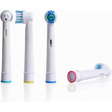 Vervangende opzetborstels, compatibel met Oral-B Precision elektrische tandenborstels, verpakking van 16 stuks, zachte borstelharen voor dag