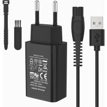 5-V-USB-Ladekabel kompatibel mit Philips One Blade Rasierer 360 QP2724 QP2834 MG9525 QP1324 QP1424 QP1924 QP4530 MG95