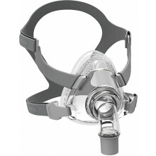 Herbruikbaar neusmasker met hoofdband, frame, slang en siliconen kussen, universele pasvorm voor het hele gezicht tijdens het slapen.