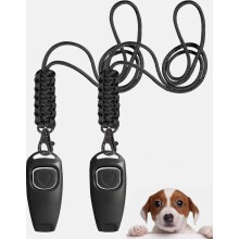 Silbato de alta frecuencia y conjunto de entrenamiento con clicker para perros, ayuda para la llamada de cachorros y perros adultos, color n
