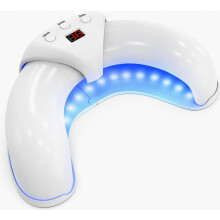 LED-nagelverzorgingslamp voor thuisgebruik, 910 nm infrarood en 470 nm blauw licht, veilig en betrouwbaar voor vinger- en teennagels, W
