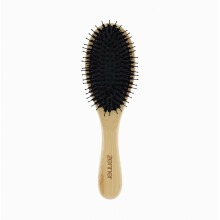 Escova desembaraçadora oval para cabelos finos e médios, escova suave para alisamento diário.