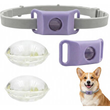 Tick Collar for Dogs, Protective Pet Collar, Durable Purple Accessory, Easy to Use, Safe Support Against Parasites, Calm