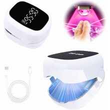 Laserapparaat voor de behandeling van nagelschimmel bij beschadigde, verdikte en verkleurde nagels, draagbaar apparaat voor thuisgebruik.