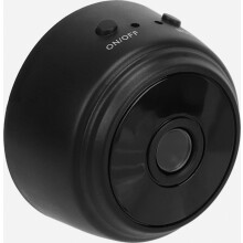 WiFi 1080P HD IP Camera with Magnetic Back, Home Security Wireless Camcorder, Micro Video Surveillance Camera, Black