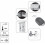 RTS Remote Control Key Fob for Garage Doors, Gates and Shutters, Compact Handheld Remote with 4 Buttons 2